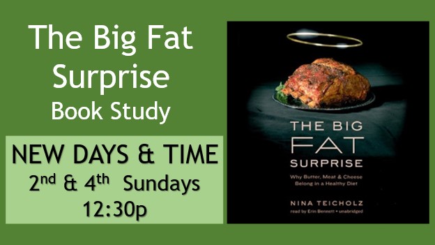 Big Fat Surprise Book Study 2024 