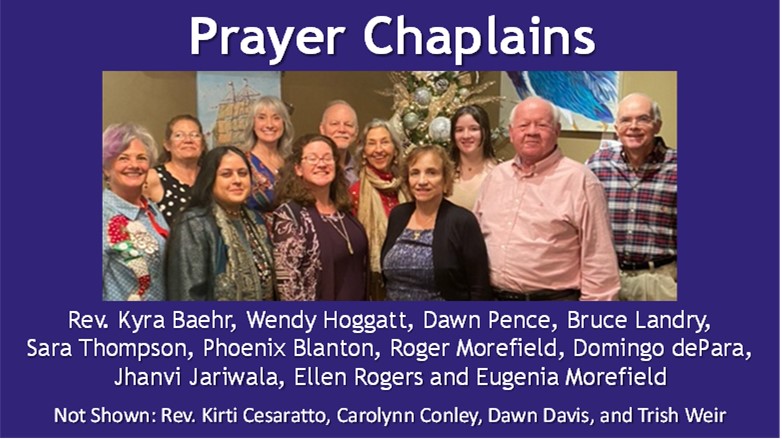 Current Prayer Chaplains