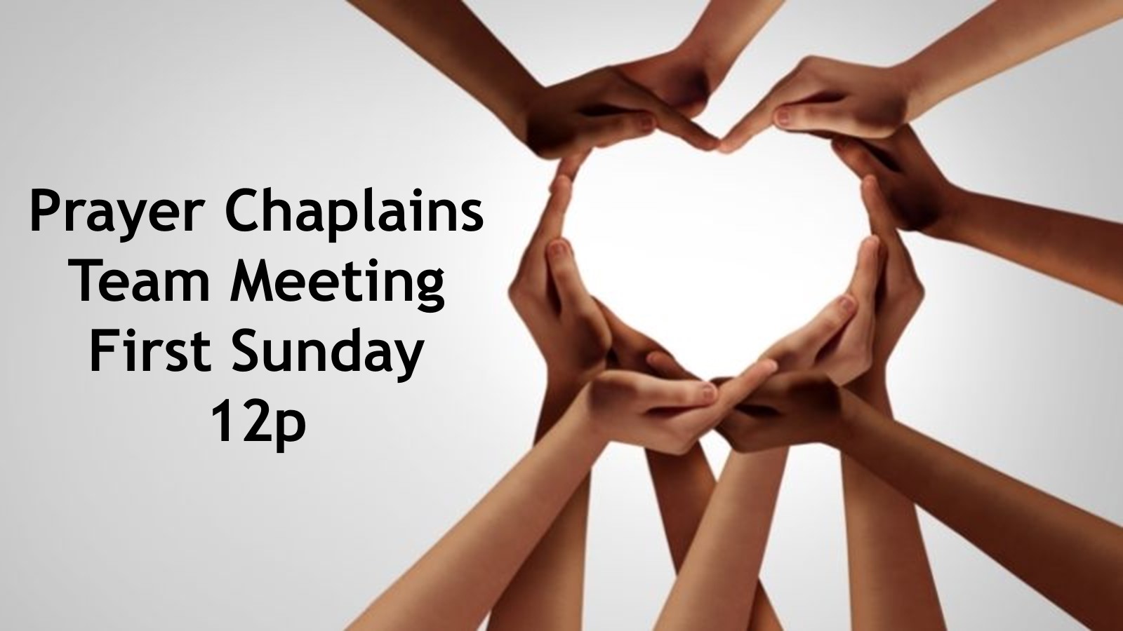 prayer chaplain meet